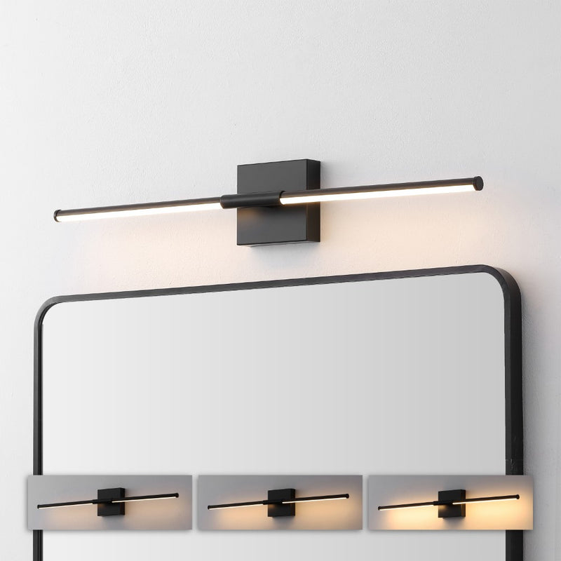 McKenna 28" Modern Minimalist Adjustable Dimmable Integrated LED Metal Wall Sconce