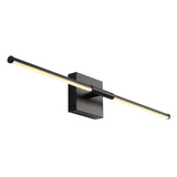 McKenna 28" Modern Minimalist Adjustable Dimmable Integrated LED Metal Wall Sconce