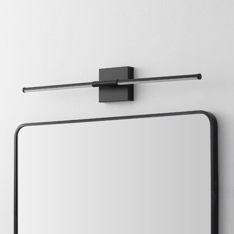 McKenna 28" Modern Minimalist Adjustable Dimmable Integrated LED Metal Wall Sconce