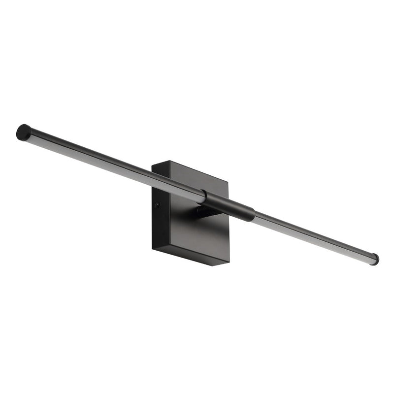 McKenna 28" Modern Minimalist Adjustable Dimmable Integrated LED Metal Wall Sconce