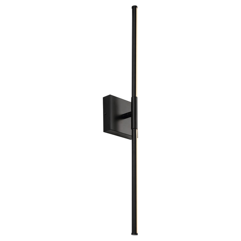 McKenna 28" Modern Minimalist Adjustable Dimmable Integrated LED Metal Wall Sconce