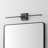 McKenna 28" Modern Minimalist Adjustable Dimmable Integrated LED Metal Wall Sconce