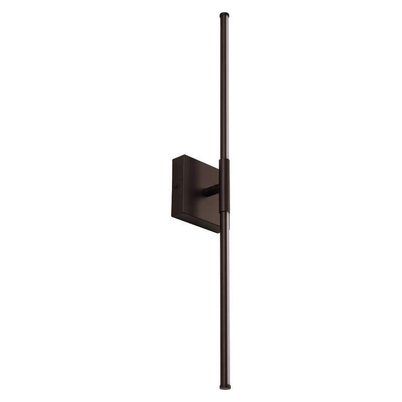 McKenna 28" Modern Minimalist Adjustable Dimmable Integrated LED Metal Wall Sconce