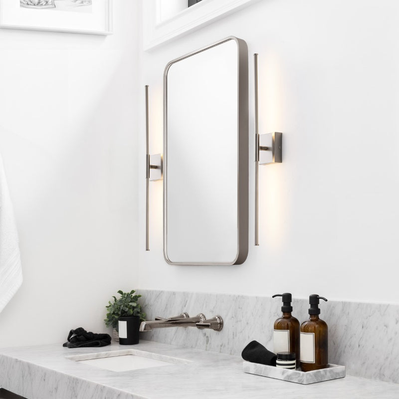 McKenna 28" Modern Minimalist Adjustable Dimmable Integrated LED Metal Wall Sconce