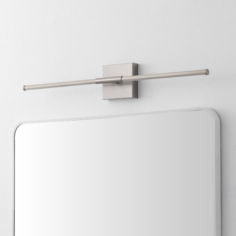 McKenna 28" Modern Minimalist Adjustable Dimmable Integrated LED Metal Wall Sconce