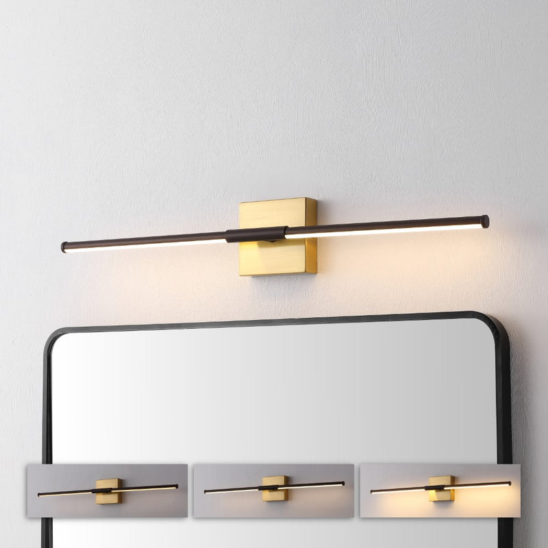 McKenna 28" Modern Minimalist Adjustable Dimmable Integrated LED Metal Wall Sconce