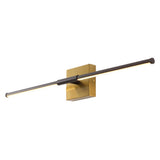 McKenna 28" Modern Minimalist Adjustable Dimmable Integrated LED Metal Wall Sconce