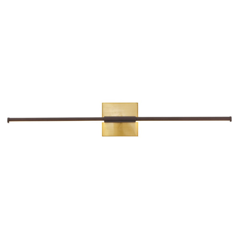 McKenna 28" Modern Minimalist Adjustable Dimmable Integrated LED Metal Wall Sconce