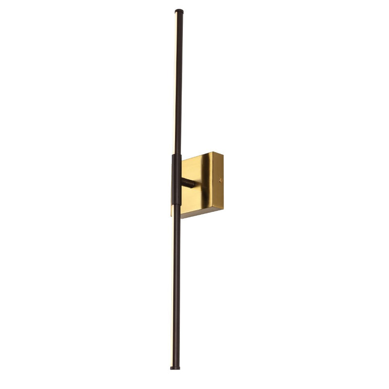 McKenna 28" Modern Minimalist Adjustable Dimmable Integrated LED Metal Wall Sconce