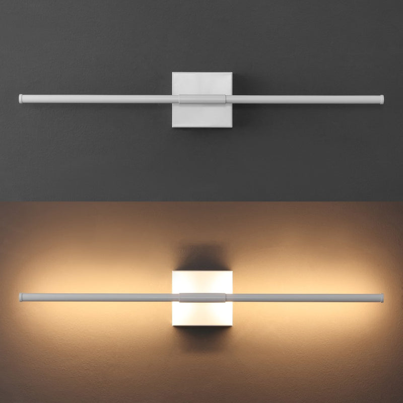 McKenna 28" Modern Minimalist Adjustable Dimmable Integrated LED Metal Wall Sconce