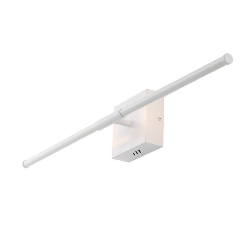 McKenna 28" Modern Minimalist Adjustable Dimmable Integrated LED Metal Wall Sconce