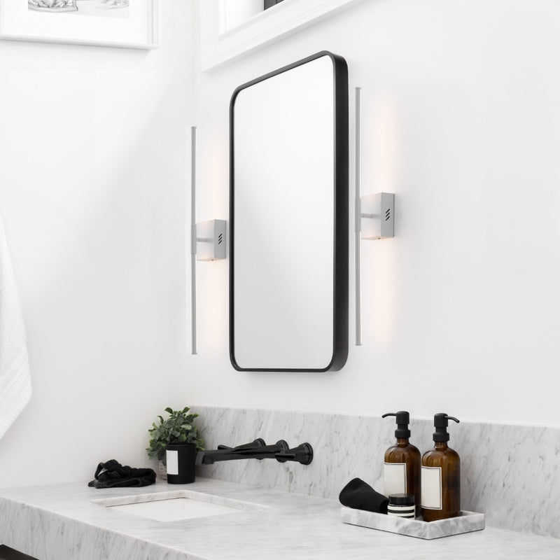 McKenna 28" Modern Minimalist Adjustable Dimmable Integrated LED Metal Wall Sconce