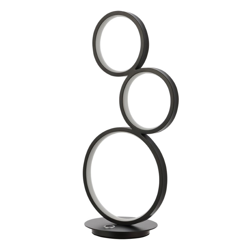 Juno 17.25" 3-Light Bohemian Coastal Iron Integrated LED Table Lamp - JONATHAN Y