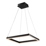 Baxter Modern Contemporary Aluminum Integrated LED Hoop Pendant - JONATHAN Y