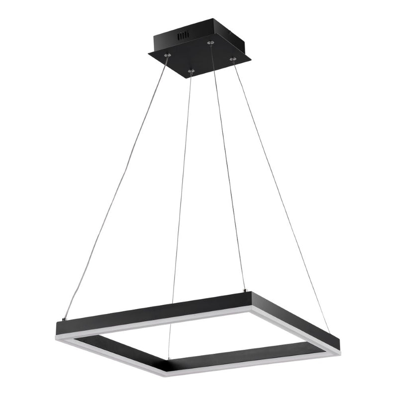 Baxter Modern Contemporary Aluminum Integrated LED Hoop Pendant - JONATHAN Y