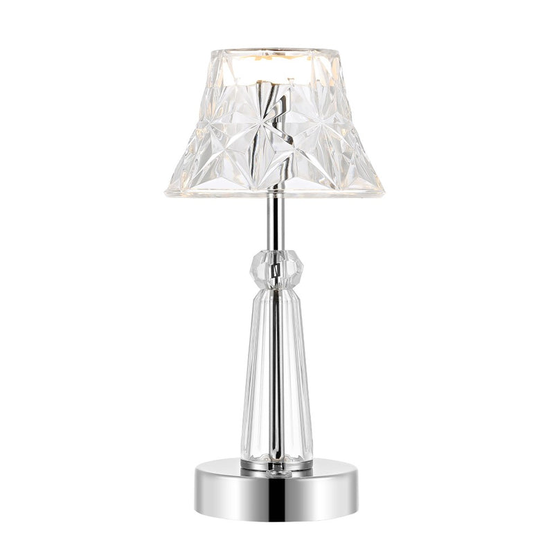 Madelyn 11.5" Bohemian Classic Acrylic Rechargeable Integrated LED Table Lamp - JONATHAN Y