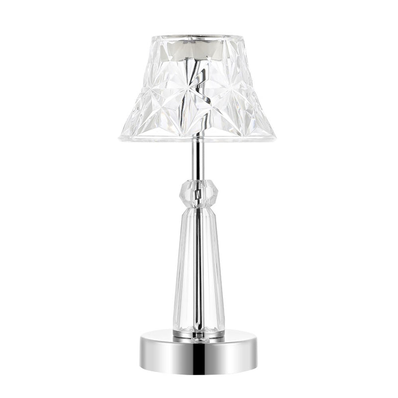 Madelyn 11.5" Bohemian Classic Acrylic Rechargeable Integrated LED Table Lamp - JONATHAN Y