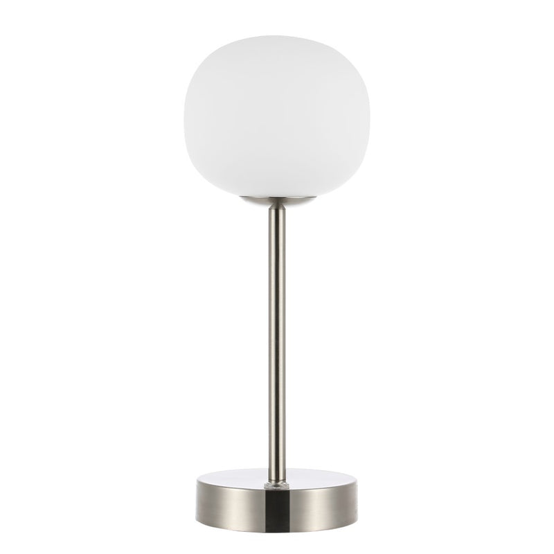 Natalia 12.25" Modern Minimalist Iron Rechargeable Integrated LED Table Lamp - JONATHAN Y