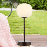Natalia 12.25" Modern Minimalist Iron Rechargeable Integrated LED Table Lamp - JONATHAN Y