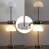 Xavier 12.5" Modern Minimalist Iron Rechargeable Integrated LED Table Lamp - JONATHAN Y
