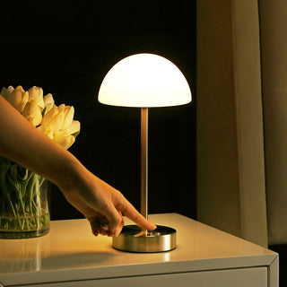 Xavier 12.5" Modern Minimalist Iron Rechargeable Integrated LED Table Lamp - JONATHAN Y