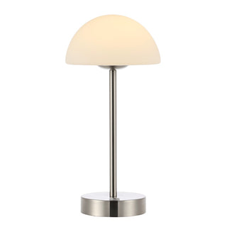 Xavier 12.5" Modern Minimalist Iron Rechargeable Integrated LED Table Lamp - JONATHAN Y