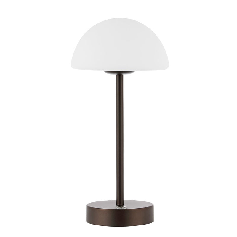 Xavier 12.5" Modern Minimalist Iron Rechargeable Integrated LED Table Lamp - JONATHAN Y