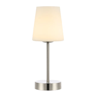 Carson 12.75" Modern Minimalist Iron Rechargeable Integrated LED Table Lamp - JONATHAN Y