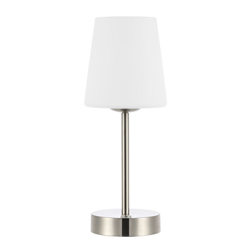 Carson 12.75" Modern Minimalist Iron Rechargeable Integrated LED Table Lamp - JONATHAN Y