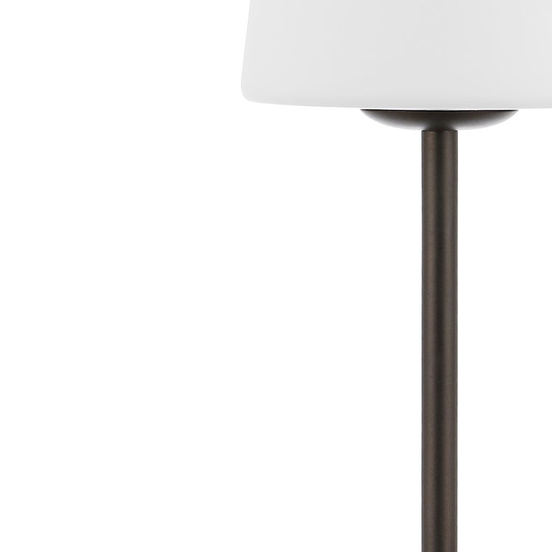 Carson 12.75" Modern Minimalist Iron Rechargeable Integrated LED Table Lamp - JONATHAN Y
