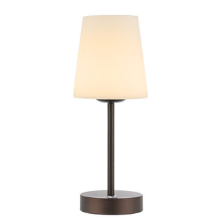 Carson 12.75" Modern Minimalist Iron Rechargeable Integrated LED Table Lamp - JONATHAN Y