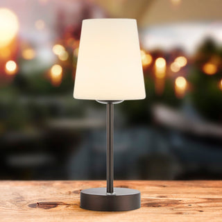 Carson 12.75" Modern Minimalist Iron Rechargeable Integrated LED Table Lamp - JONATHAN Y