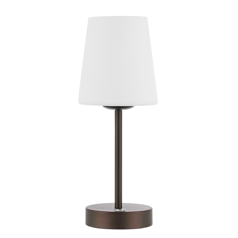 Carson 12.75" Modern Minimalist Iron Rechargeable Integrated LED Table Lamp - JONATHAN Y