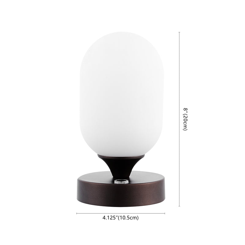 Eli 8" Bohemian Farmhouse Iron Rechargeable Integrated LED Table Lamp - JONATHAN Y