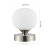 Owen 6.13" Bohemian Farmhouse Iron Rechargeable Integrated LED Table Lamp - JONATHAN Y