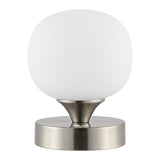 Owen 6.13" Bohemian Farmhouse Iron Rechargeable Integrated LED Table Lamp - JONATHAN Y