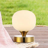 Owen 6.13" Bohemian Farmhouse Iron Rechargeable Integrated LED Table Lamp