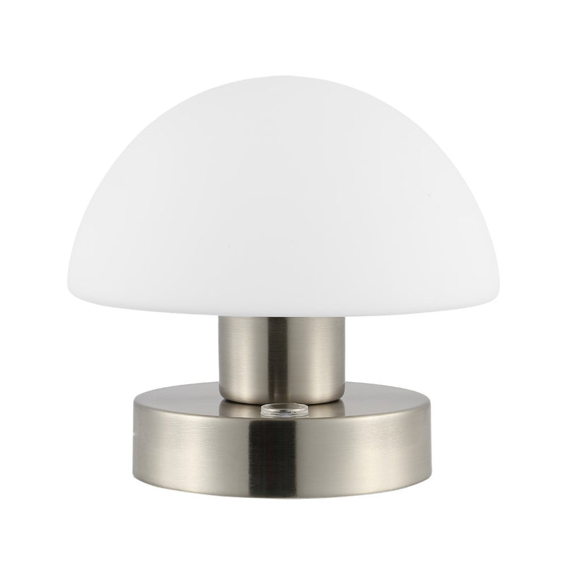 Zoe 5.75" Bohemian Farmhouse Iron Rechargeable Integrated LED Table Lamp - JONATHAN Y
