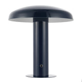 Suillius 11" Contemporary Bohemian Rechargeable/Cordless Iron Integrated LED Mushroom Table Lamp