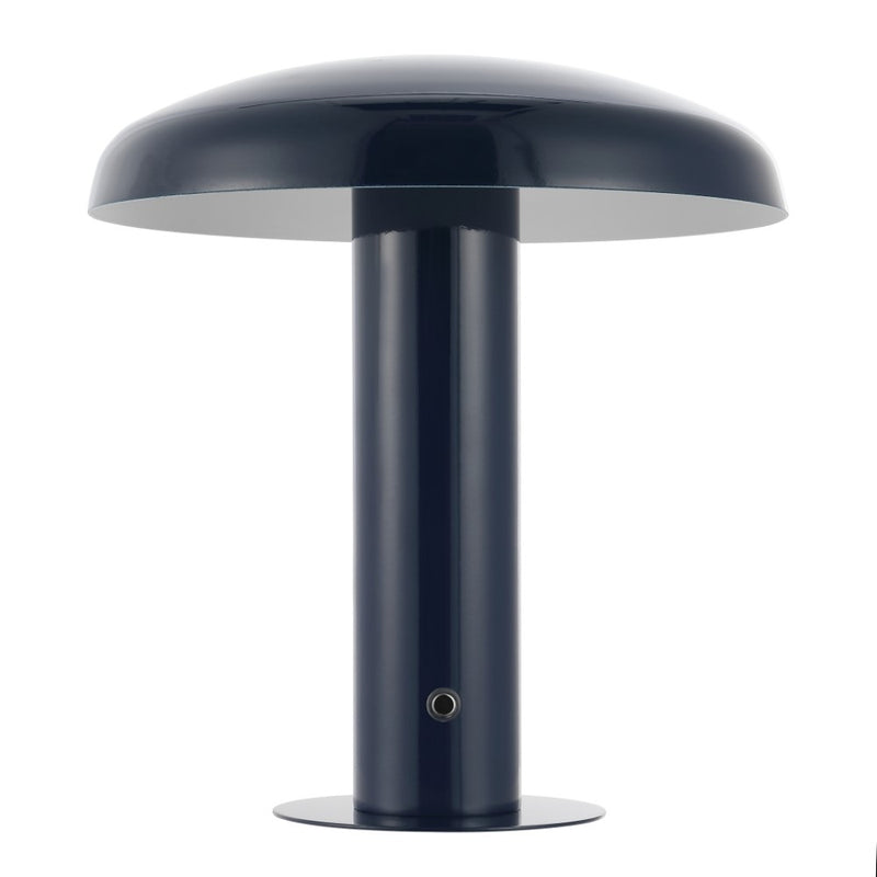 Suillius 11" Contemporary Bohemian Rechargeable/Cordless Iron Integrated LED Mushroom Table Lamp