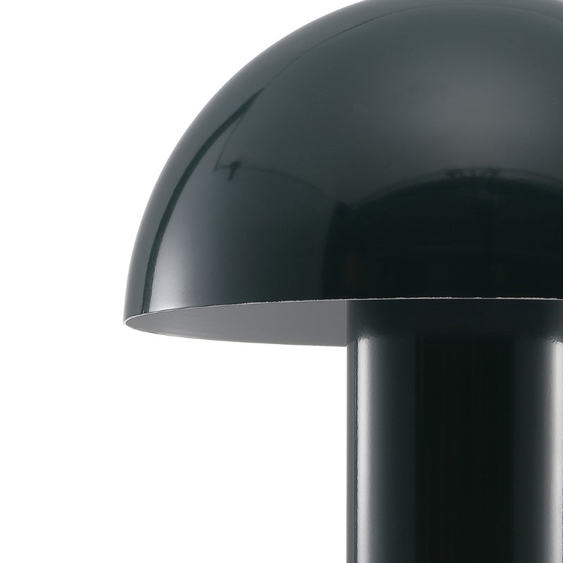Boletus 10.75" Contemporary Bohemian Rechargeable/Cordless Iron Integrated LED Mushroom Table Lamp