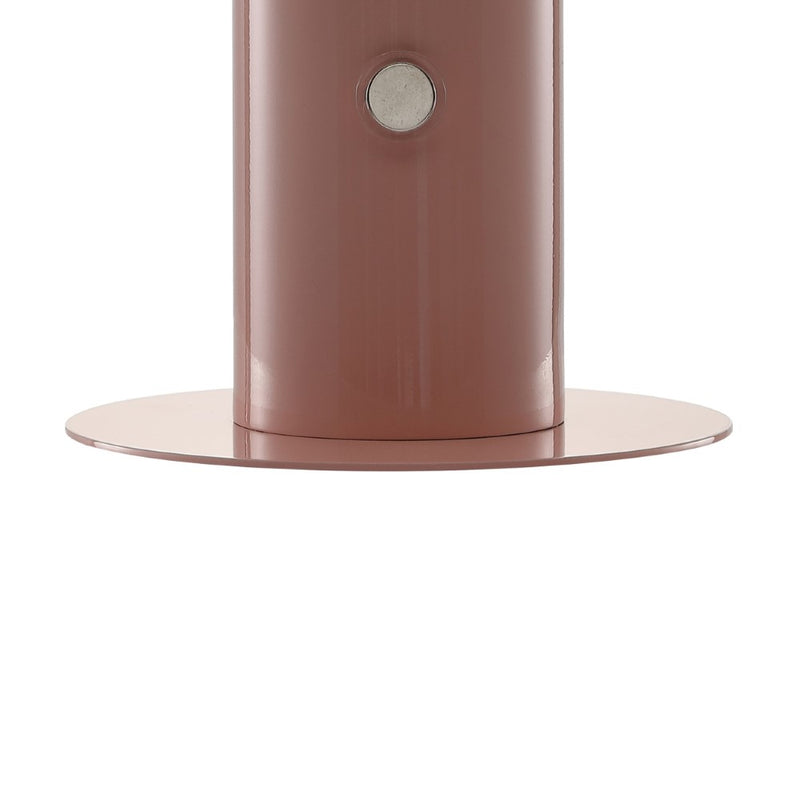 Boletus 10.75" Contemporary Bohemian Rechargeable/Cordless Iron Integrated LED Mushroom Table Lamp