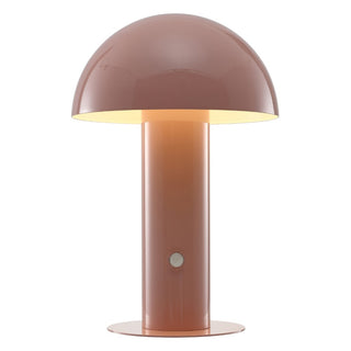 Boletus 10.75" Contemporary Bohemian Rechargeable/Cordless Iron Integrated LED Mushroom Table Lamp