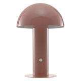 Boletus 10.75" Contemporary Bohemian Rechargeable/Cordless Iron Integrated LED Mushroom Table Lamp