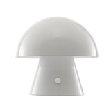Porcini 7" Contemporary Bohemian Rechargeable/Cordless Iron Integrated LED Mushroom Table Lamp - JONATHAN Y