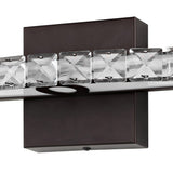 Alyson 18"  Bohemian Industrial Iron/Acrylic Integrated LED Vanity Light - JONATHAN Y
