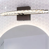 Alyson 18"  Bohemian Industrial Iron/Acrylic Integrated LED Vanity Light - JONATHAN Y