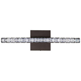 Alyson 18"  Bohemian Industrial Iron/Acrylic Integrated LED Vanity Light - JONATHAN Y