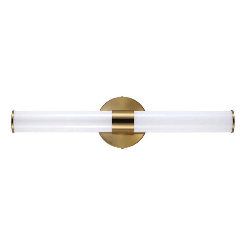 Brooks 20.13"  Industrial Mid-Century Iron Integrated LED Vanity Light - JONATHAN Y