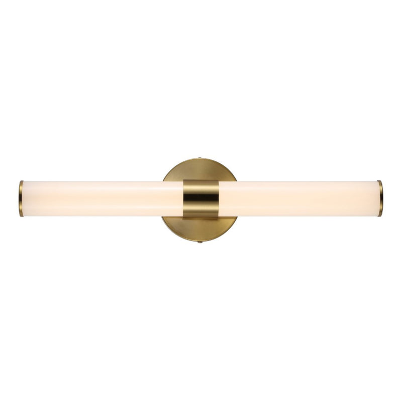 Brooks 20.13"  Industrial Mid-Century Iron Integrated LED Vanity Light - JONATHAN Y